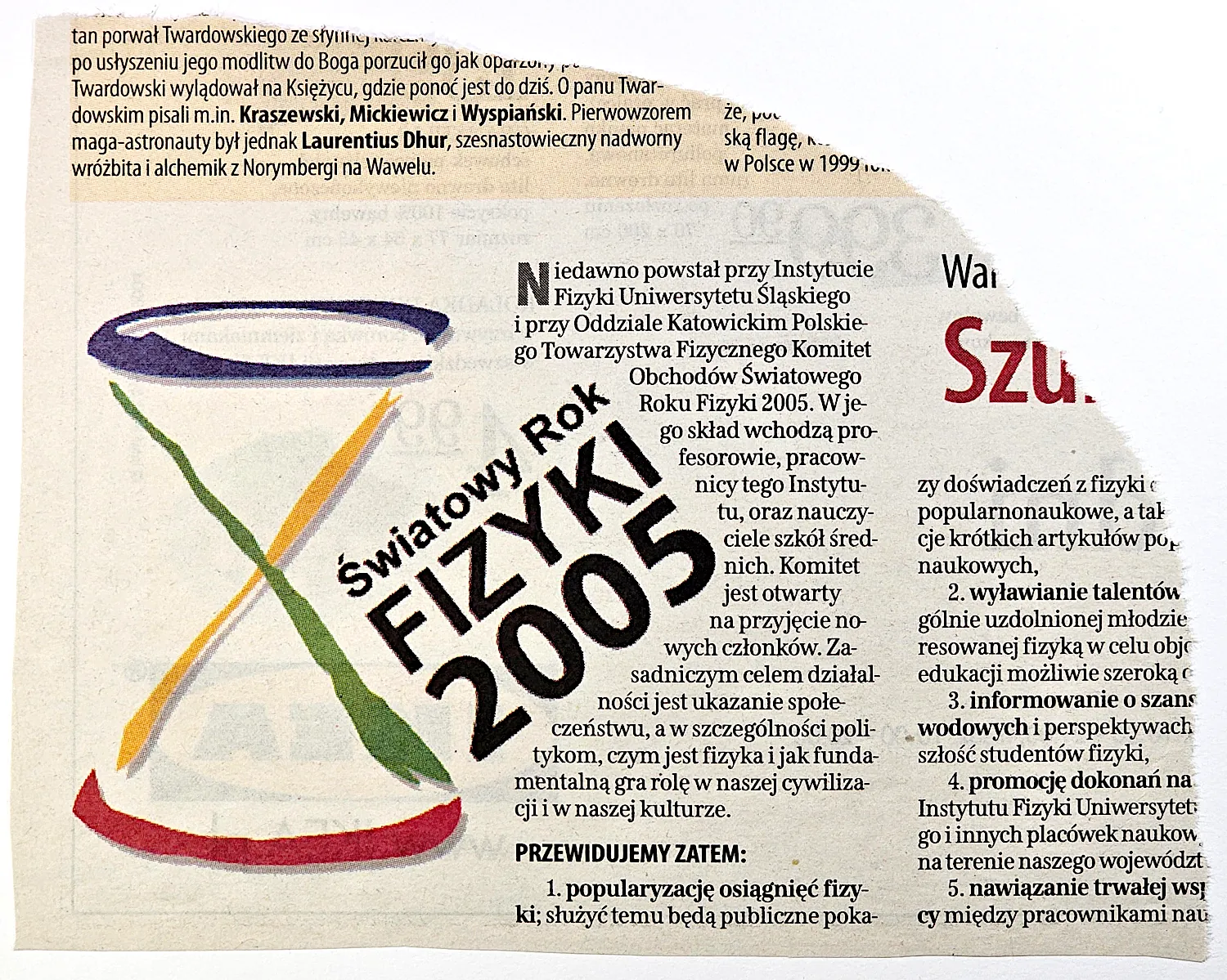 Światowy Rok Fizyki 2005, zdjęcie 1 z 1