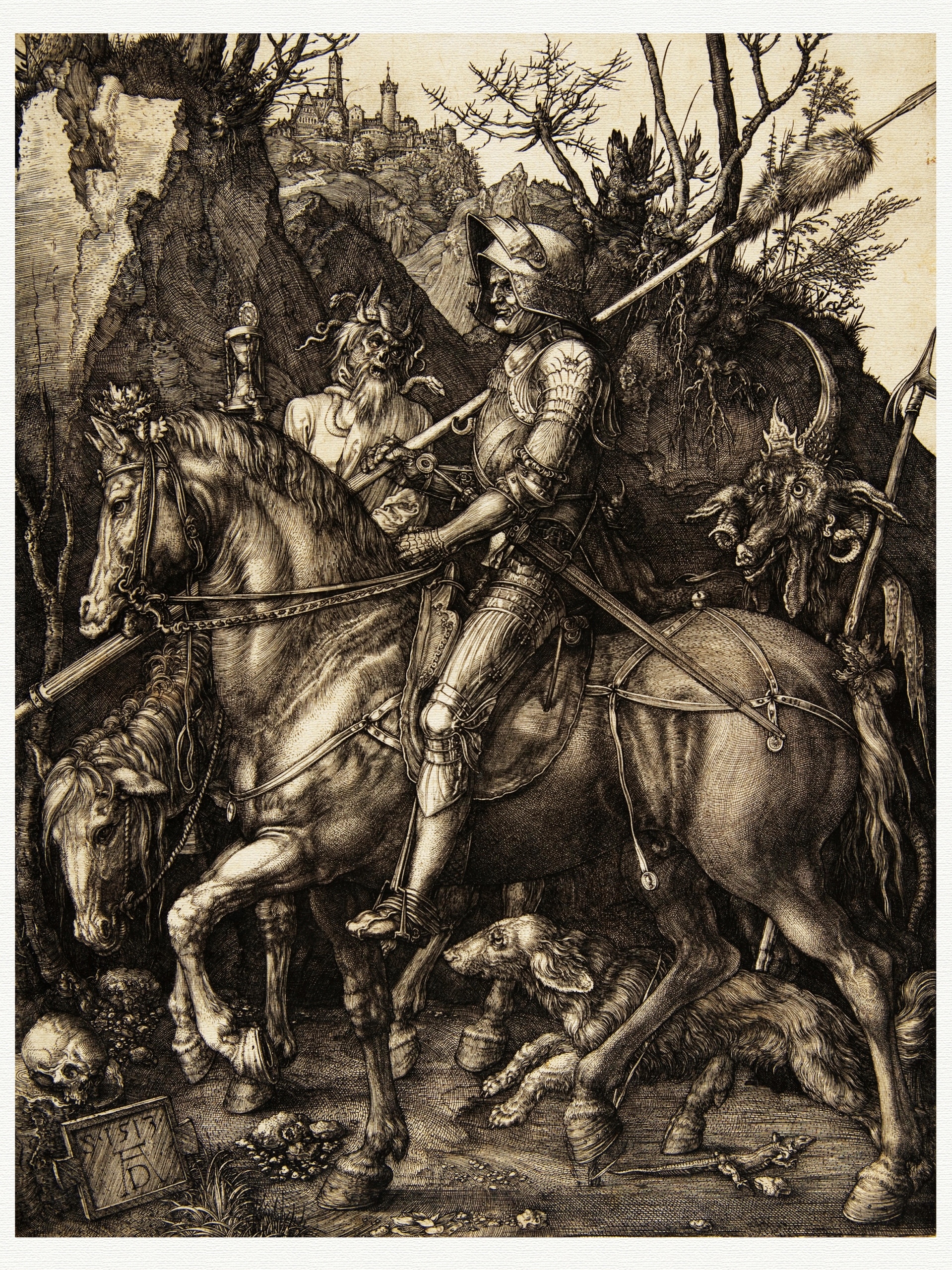 Rycerz, Śmierć i Diabeł - Albrecht Dürer, zdjęcie 1 z 1