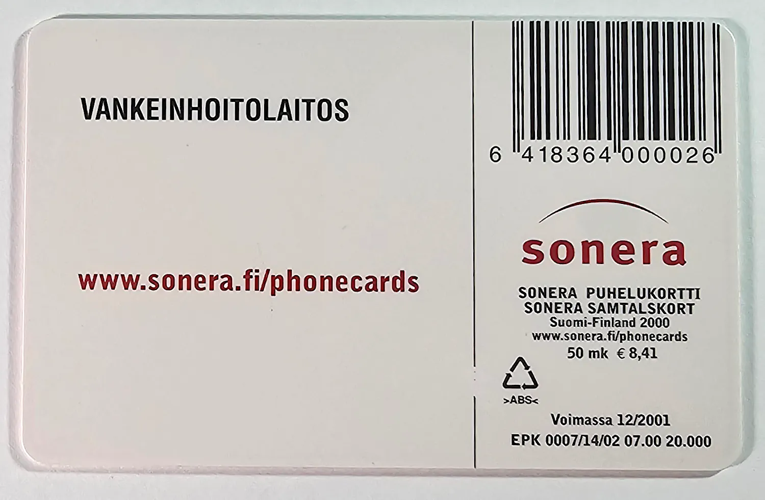 Zestaw trzech kart telefonicznych – Sonera, zdjęcie 3 z 7