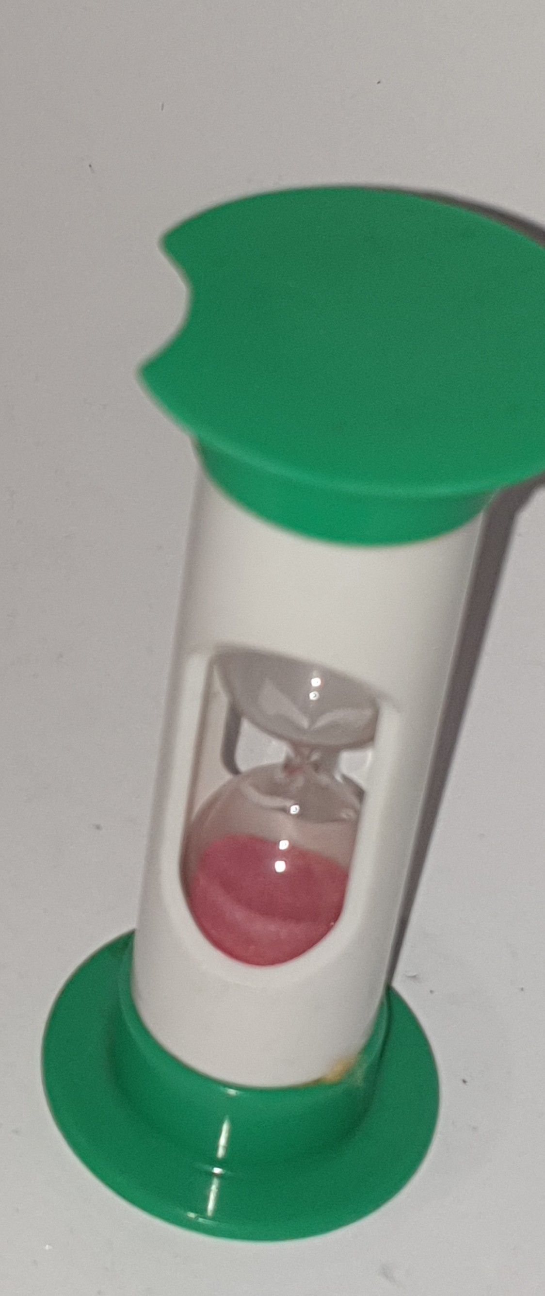 Cylindryczna plastikowa klepsydra, zdjęcie 2 z 2