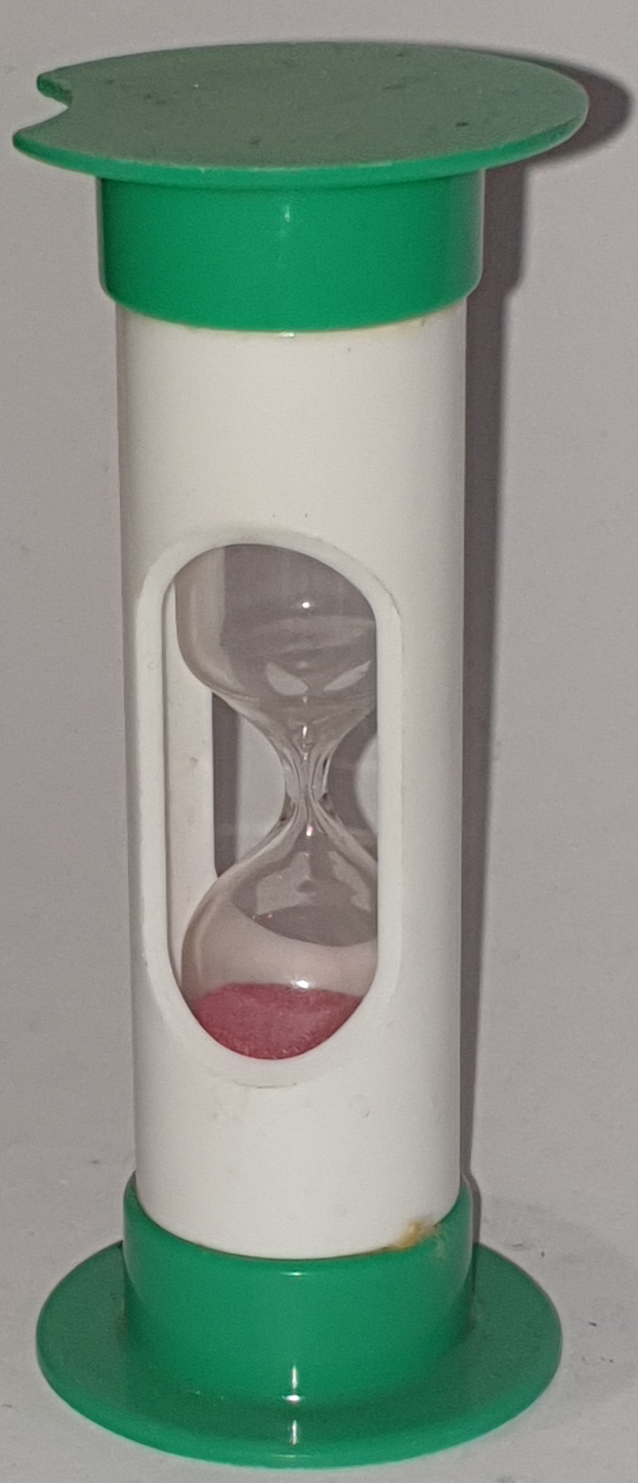 Cylindryczna plastikowa klepsydra, zdjęcie 1 z 2