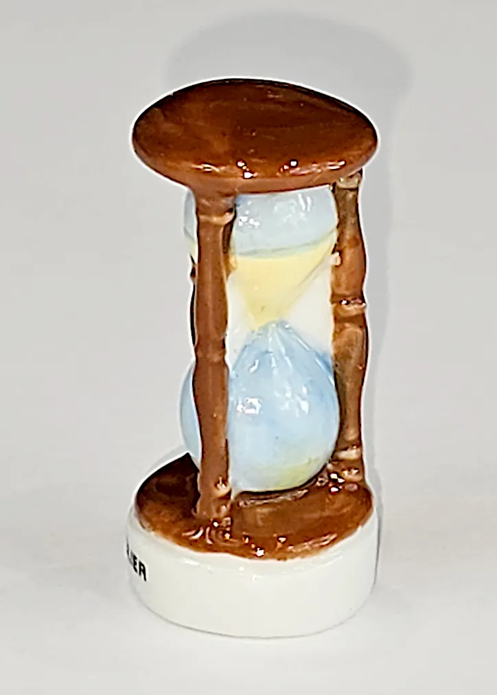 Klepsydra - miniatura porcelanowa, zdjęcie 2 z 4