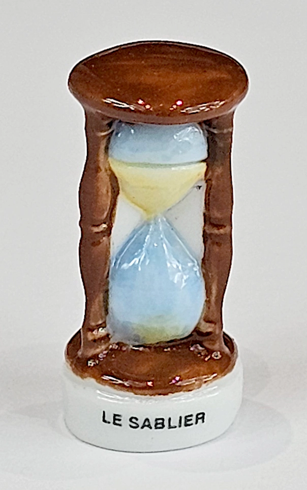 Klepsydra - miniatura porcelanowa, zdjęcie 1 z 4