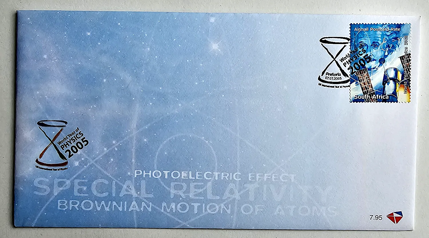 Światowy rok fizyki FDC RSA 2005, zdjęcie 1 z 4